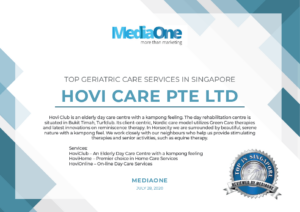 Award: TOP Geriatric Care services in Singapore