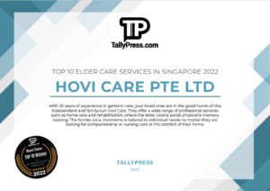 Award: Top 10 elder care services in Singapore 2022